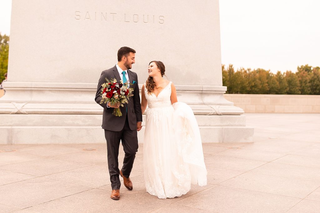St. Louis Windows on Washington Wedding Photo